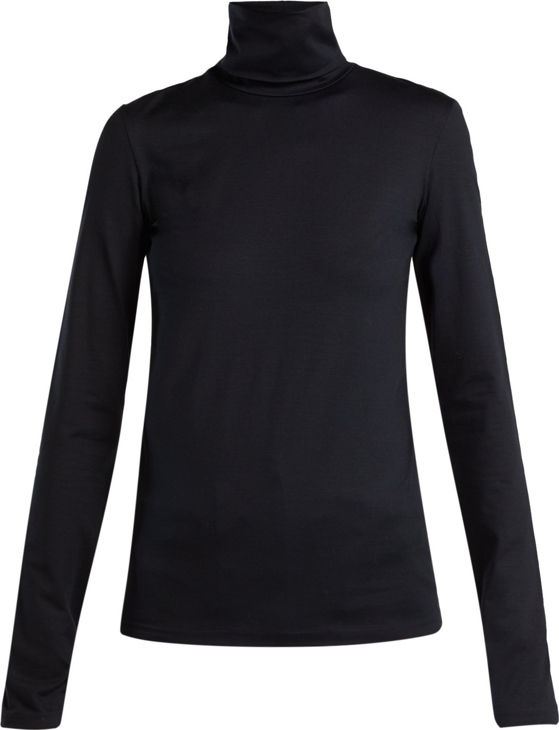 Jil Sander Roll-neck cotton-blend top
