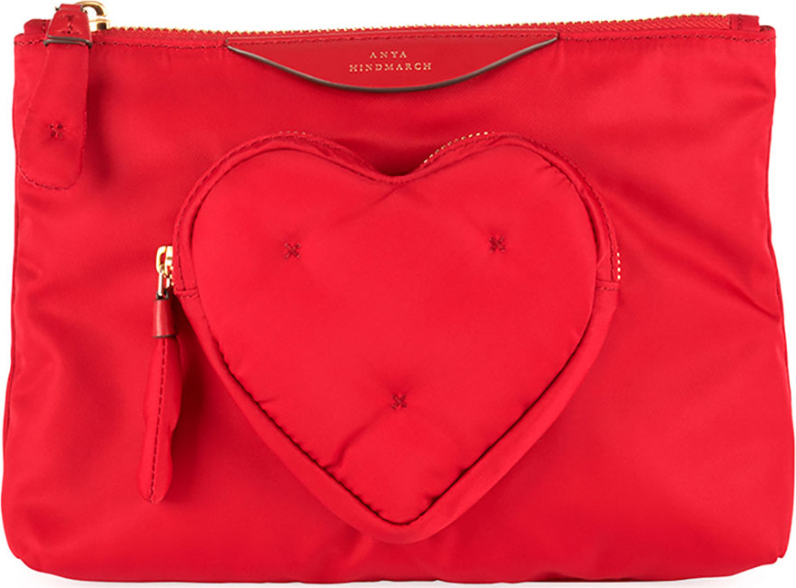 Anya Hindmarch Chubby Heart Pouch Wallet
