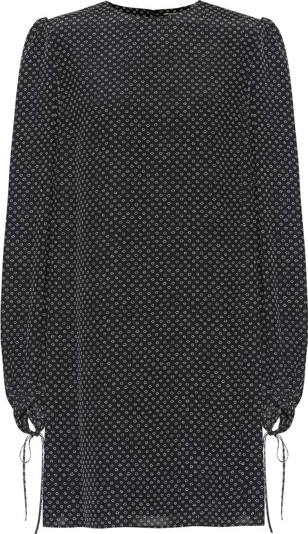 Saint Laurent Printed silk minidress