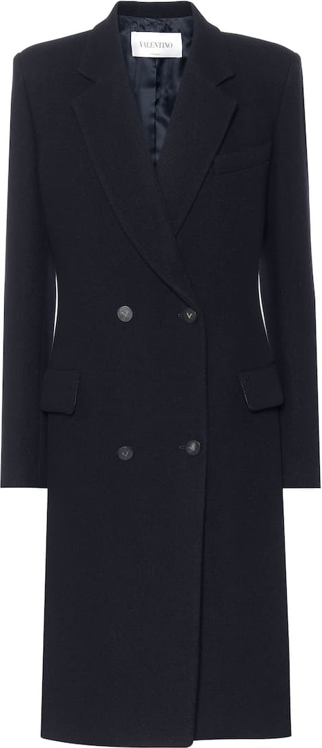 Valentino Double-breasted wool coat