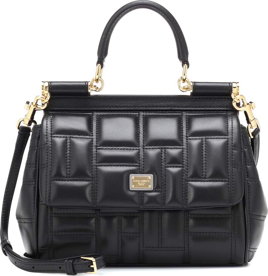 Dolce & Gabbana Sicily Small leather shoulder bag