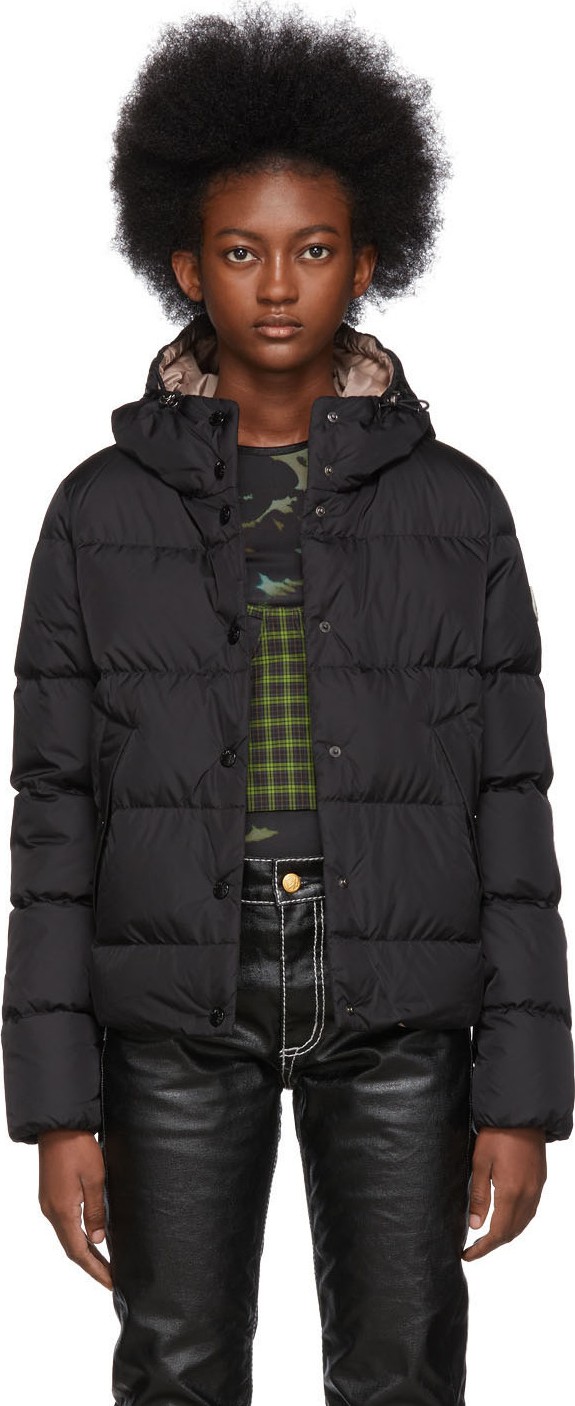 Moncler Black Down Lana Hooded Jacket