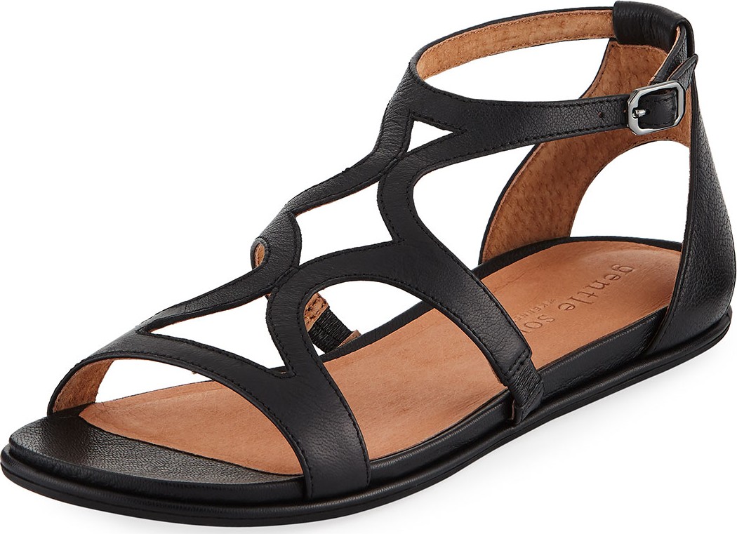 Gentle Souls Oak Flat Comfort Sandals