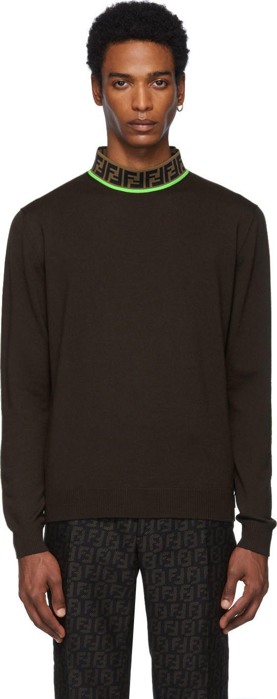 Fendi Brown 'Forever Fendi' Sweatshirt