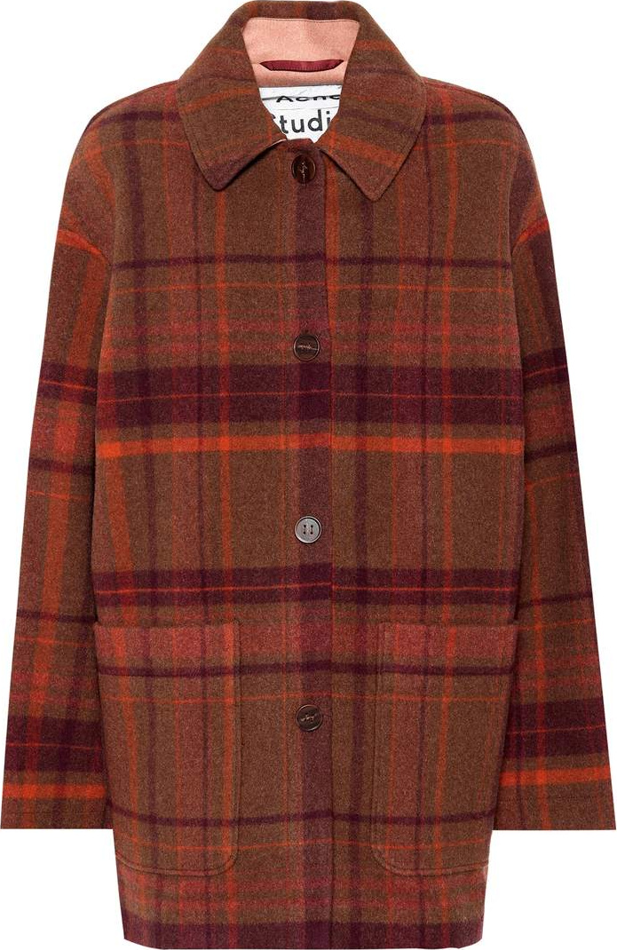 Acne Studios Checked wool coat