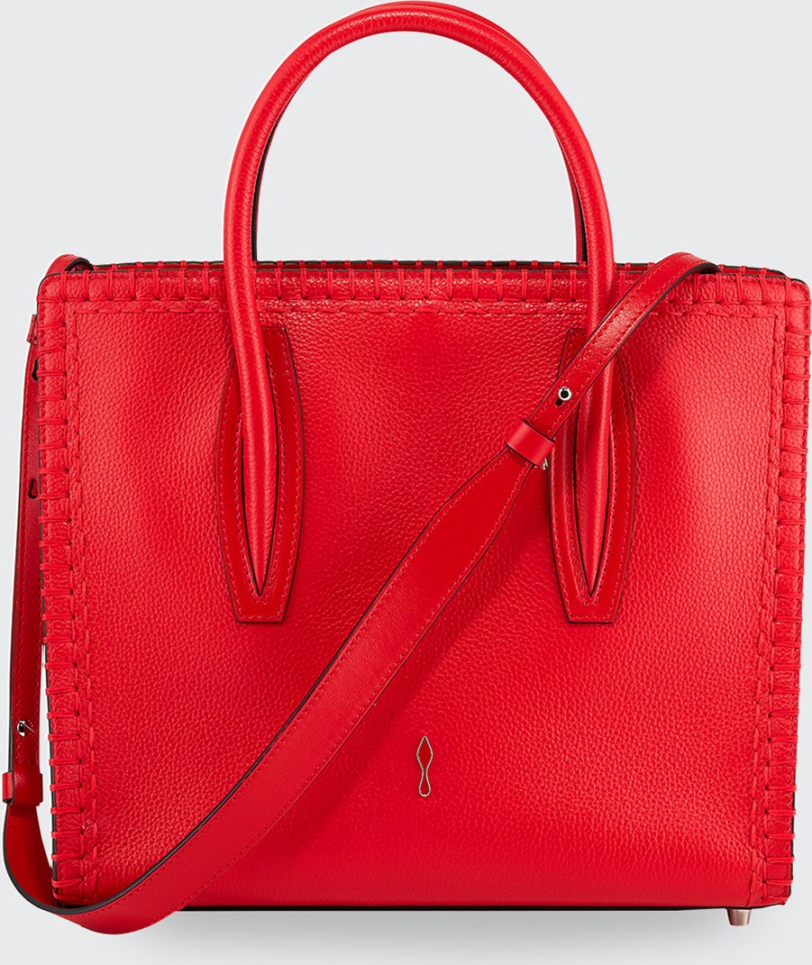 Christian Louboutin Paloma Medium EmpireSole Leather Top-Handle Bag