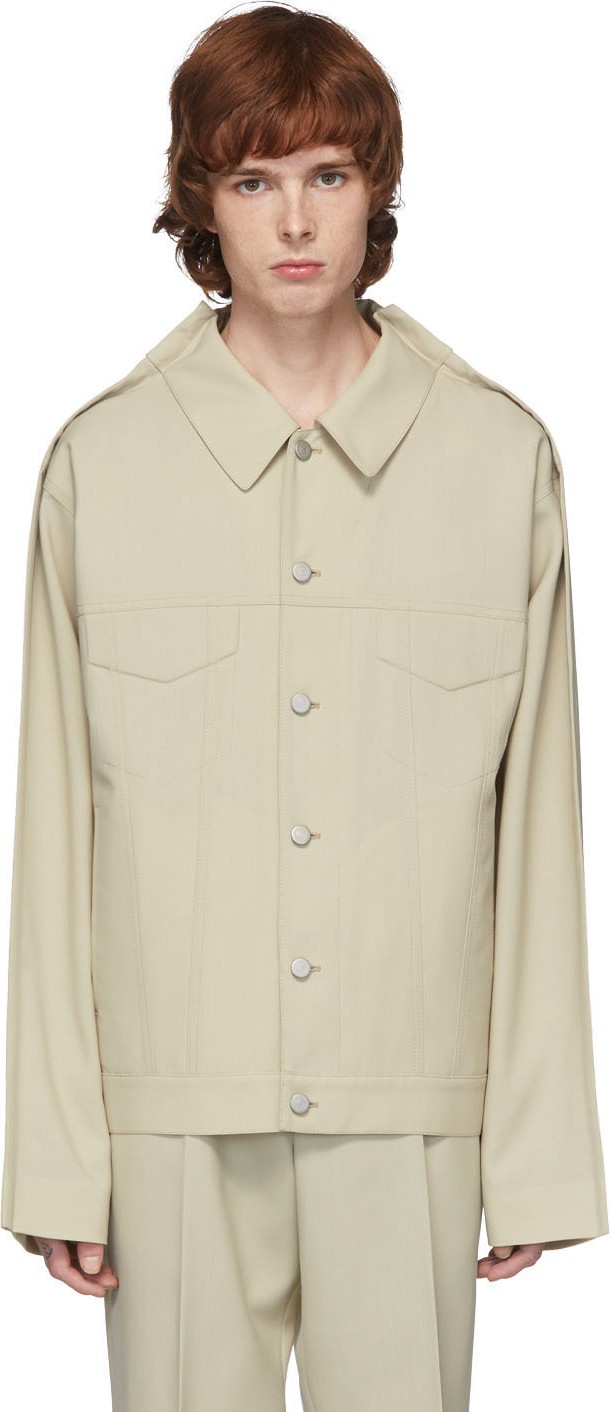 Maison Margiela Beige Super Bleach 80s Jacket