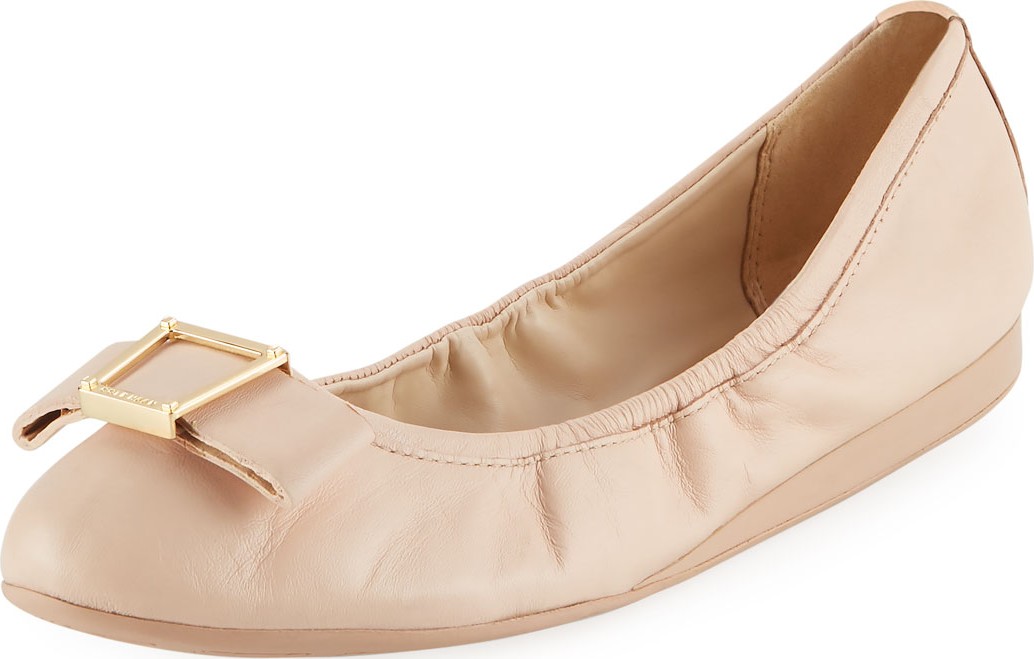 Cole Haan Emory Bow Ballet Flats, Nude