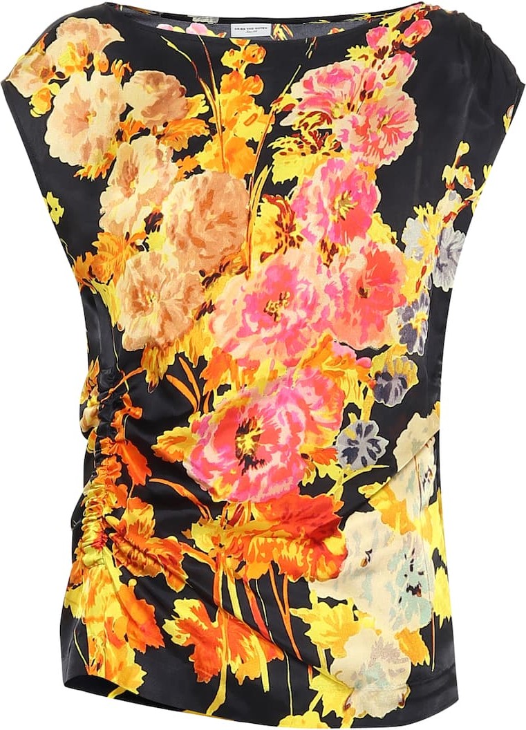 Dries Van Noten Floral top