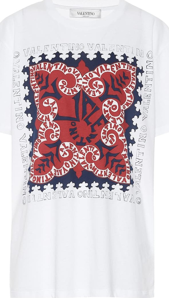 Valentino Printed cotton T-shirt