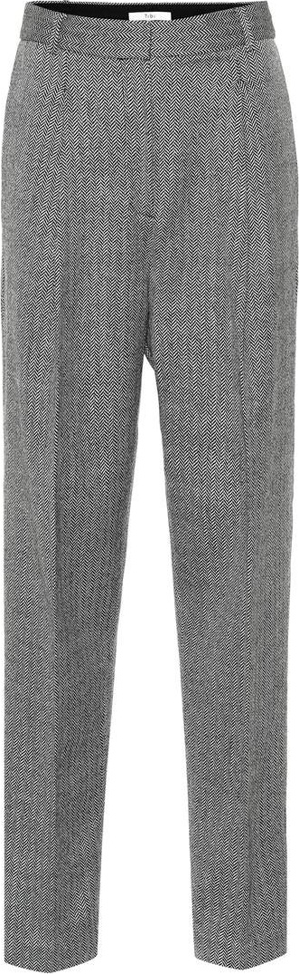 Tibi Herringbone wool pants