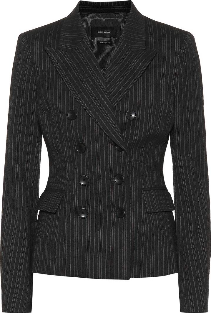 Isabel Marant Pinstripe wool-blend blazer