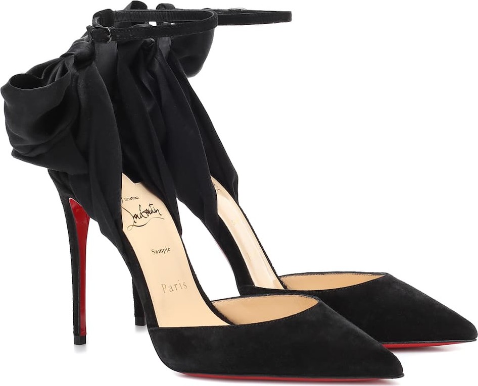 Christian Louboutin Exclusive to Mytheresa – Nodo 100 suede pumps