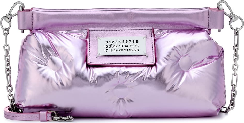 Maison Margiela Glam Slam quilted leather clutch