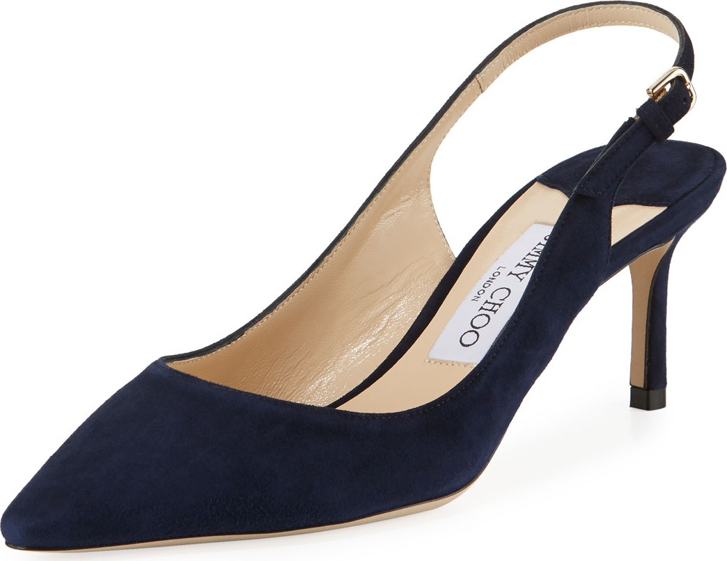Jimmy Choo Erin Suede Slingback Pumps