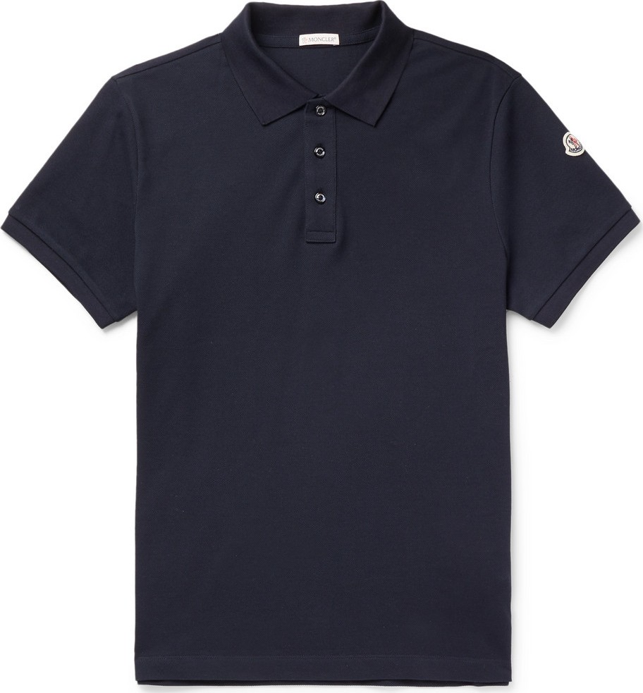 Moncler Cotton-Piqué Polo Shirt