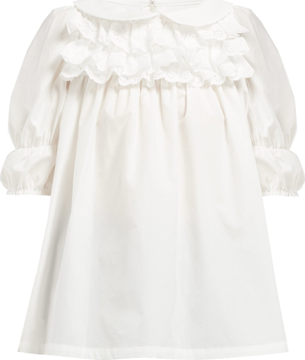 Comme Des Garçons Girl Broderie anglaise-trimmed cotton blouse