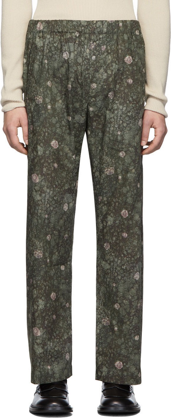 Lemaire Green Sunspel Edition Elasticated Trousers