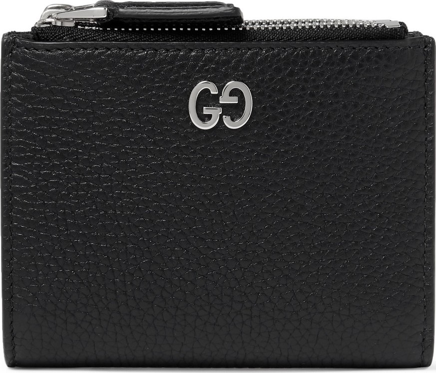 Gucci Dorian Full-Grain Leather Billfold Wallet