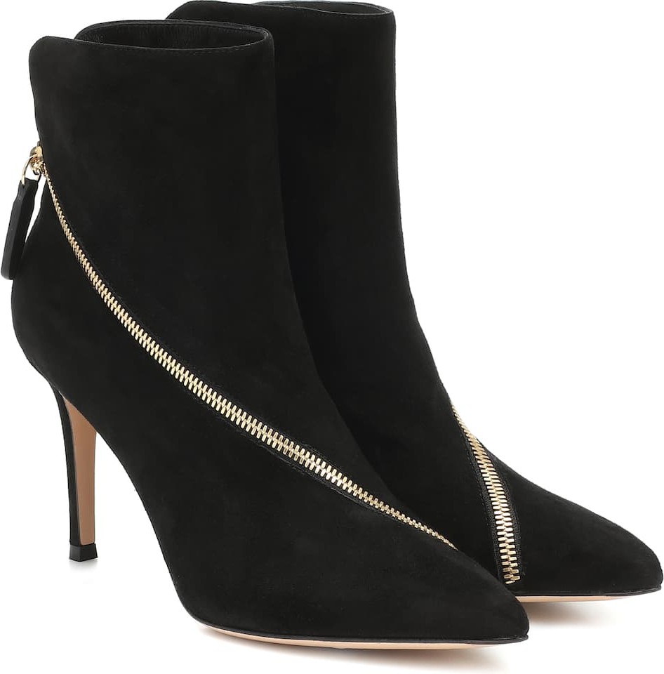 Gianvito Rossi Benet suede ankle boots