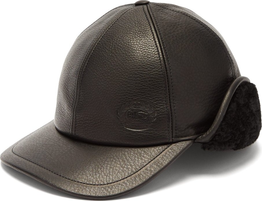 Burberry London England Explorer leather cap