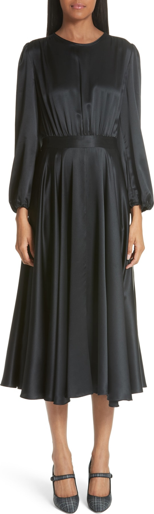 Co Crepe-Back Satin Midi Dress