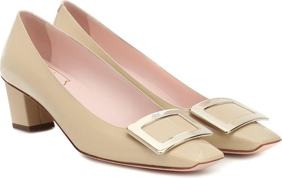 Roger Vivier Belle Vivier 45 patent-leather pumps