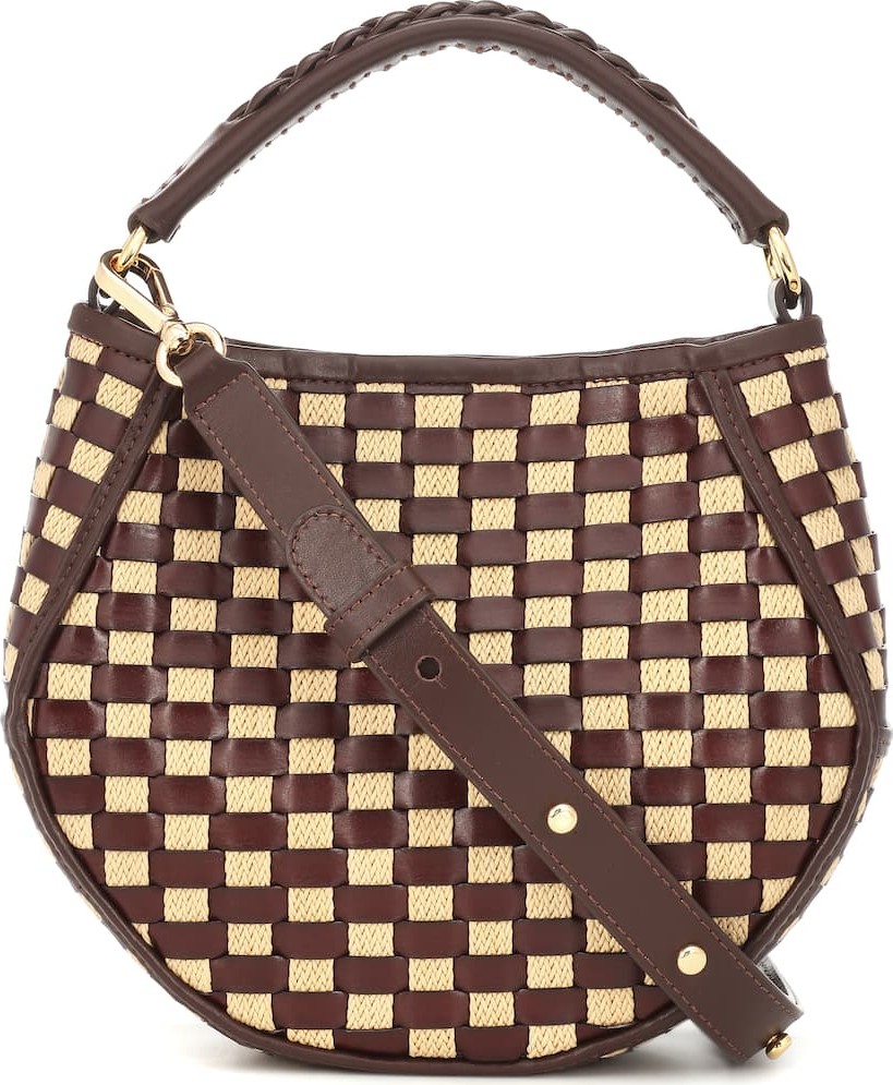 Wandler Corsa Mini leather and cotton tote