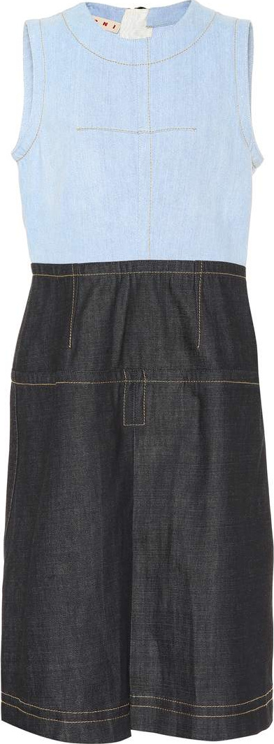 Marni Two-tone denim dress