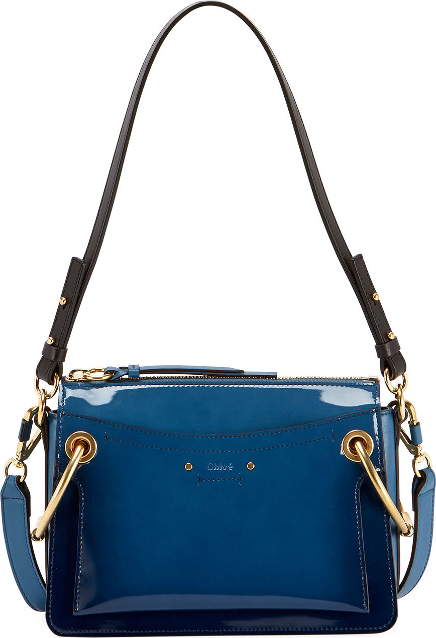 Chloe Roy Small Glossy Satchel Bag