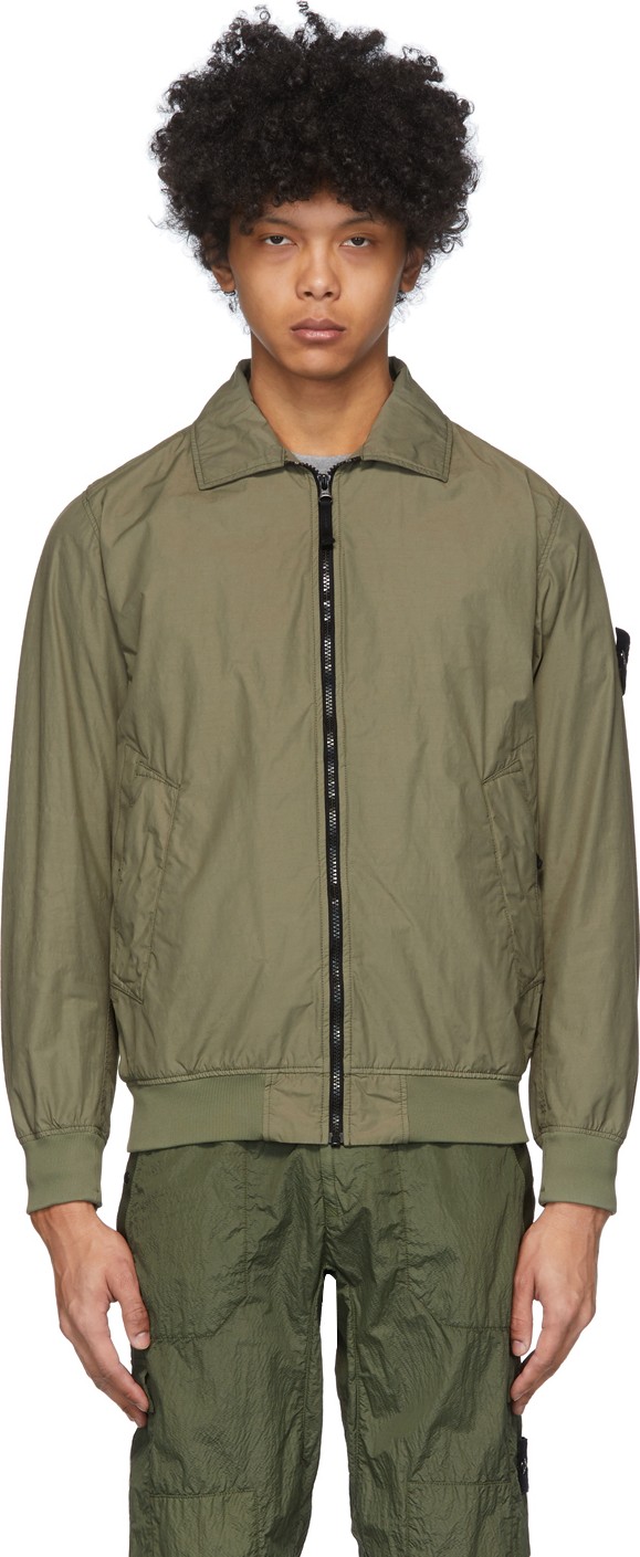 Stone Island Khaki Naslan Light Watro Jacket Stone Island Khaki Naslan Light Watro Jacket