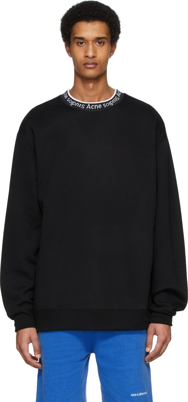 Acne Studios Black Logo Fulton Sweatshirt