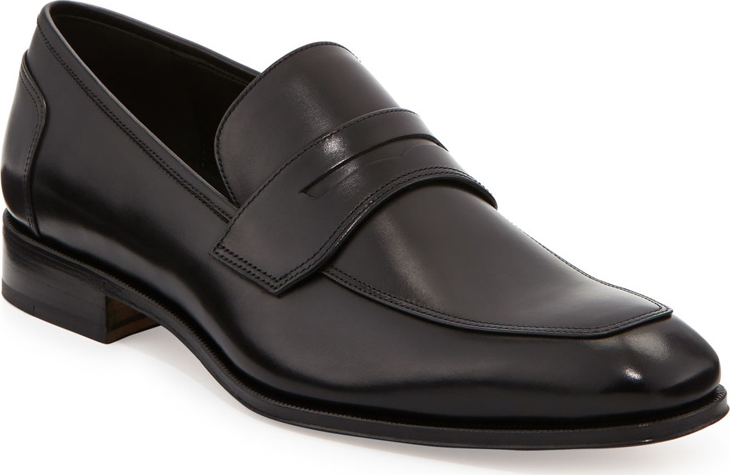 Salvatore Ferragamo Men's Leather Penny Loafer