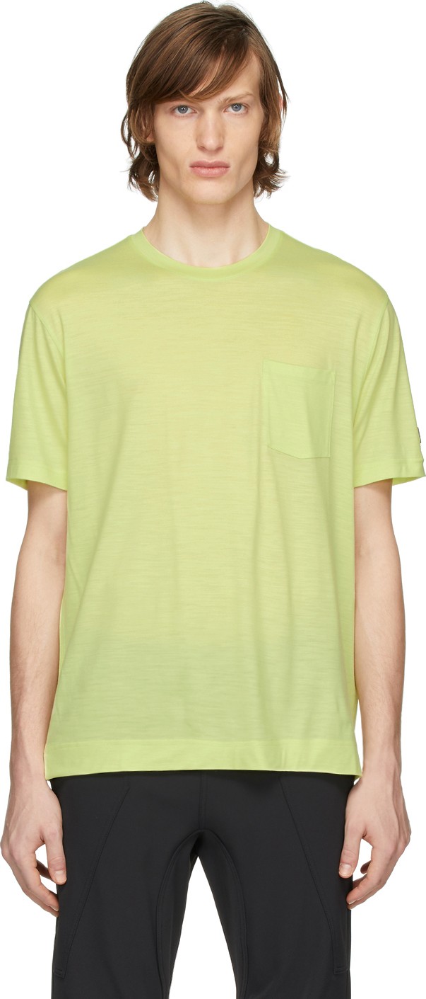 Z Zegna Yellow Merino Tech T-Shirt