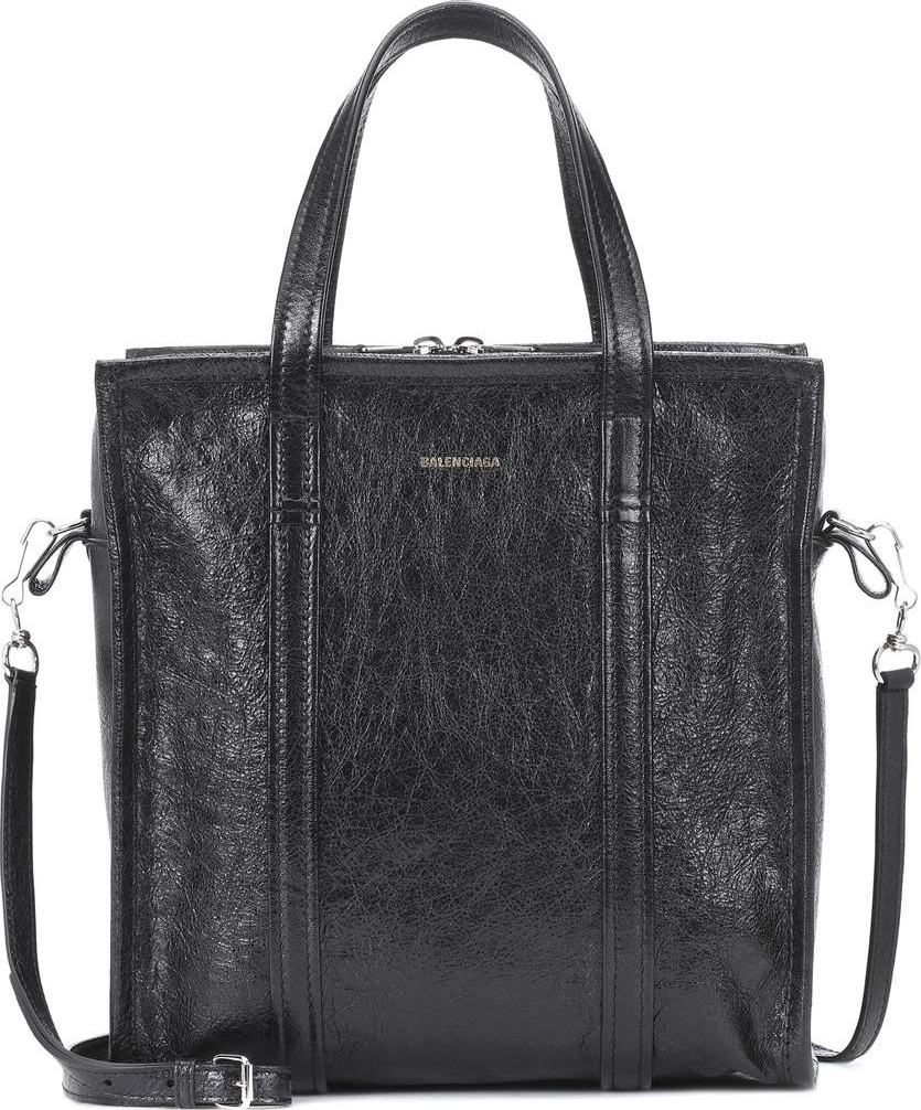Balenciaga Bazar S leather shopper