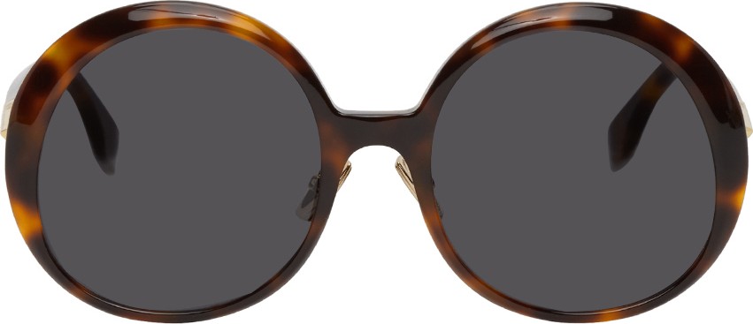 Fendi Tortoiseshell Round Sunglasses Fendi Tortoiseshell Round Sunglasses