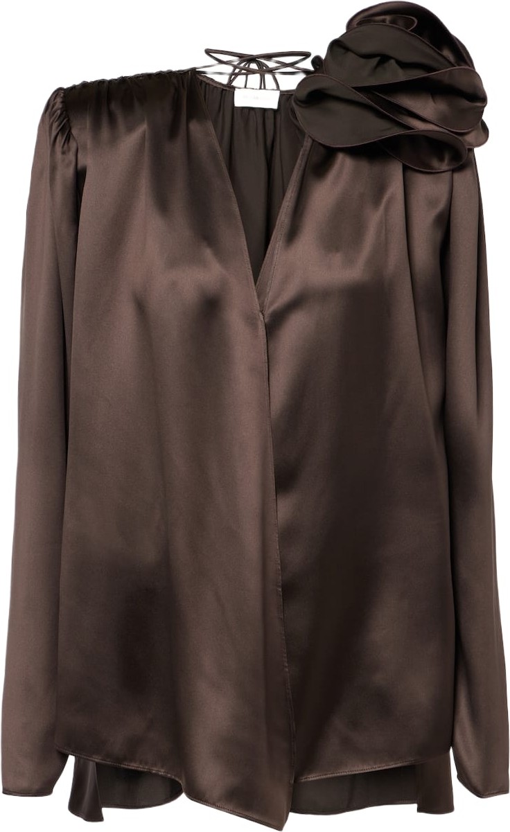 Magda Butrym - Silk-blend satin blouse