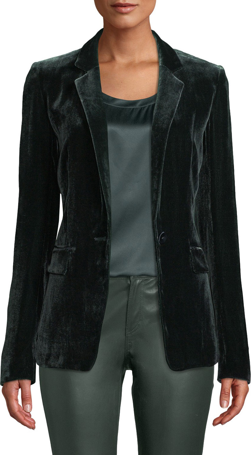 Lafayette 148 New York Lyndon Classic Velvet Jacket