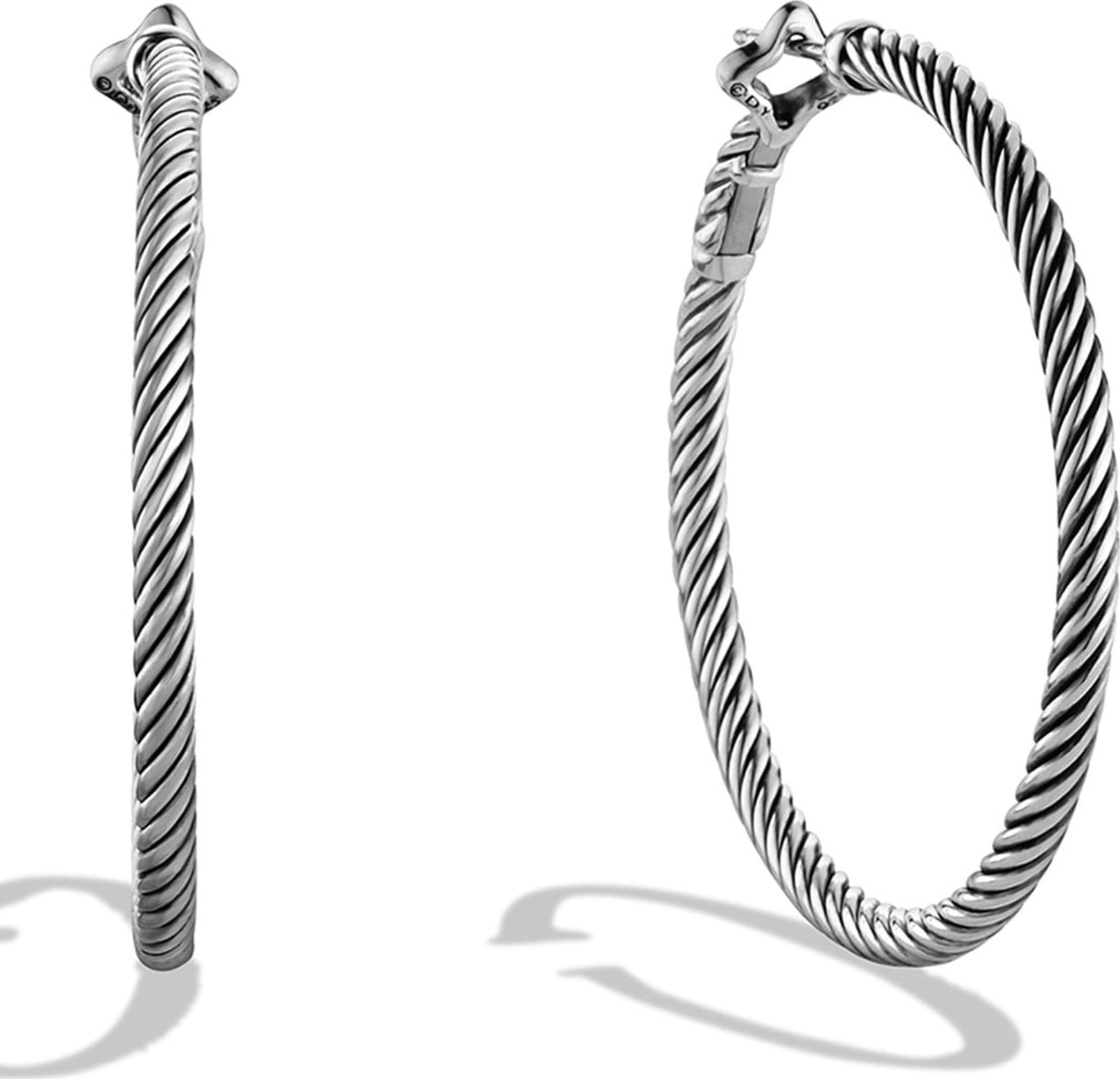 David Yurman 'Cable Classics' Large Hoop Earrings