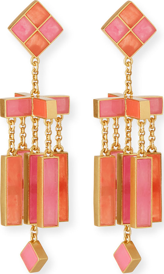 Tory Burch Epoxy Mobile Chandelier Earrings