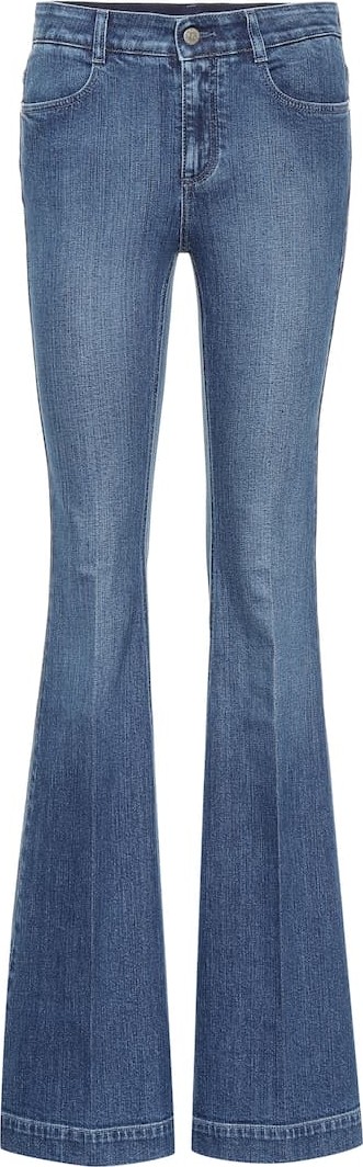 Stella McCartney High-waisted bootcut jeans
