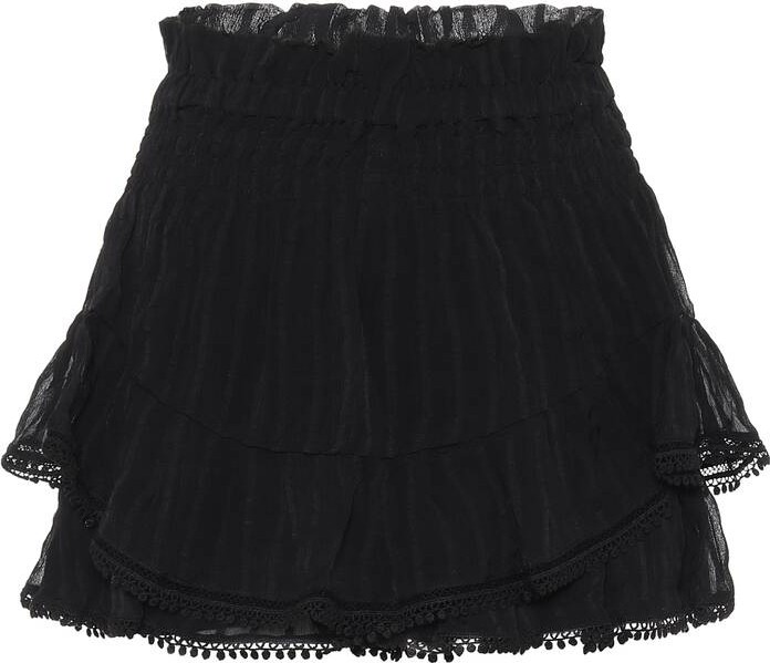 Isabel Marant Etoile Janis ruffled crêpe shorts