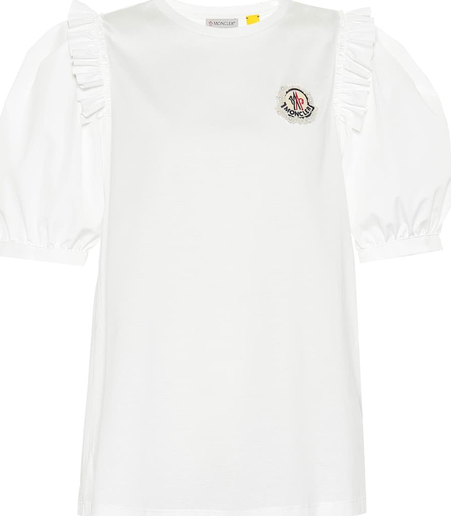 Moncler Genius 4 MONCLER SIMONE ROCHA embellished cotton top