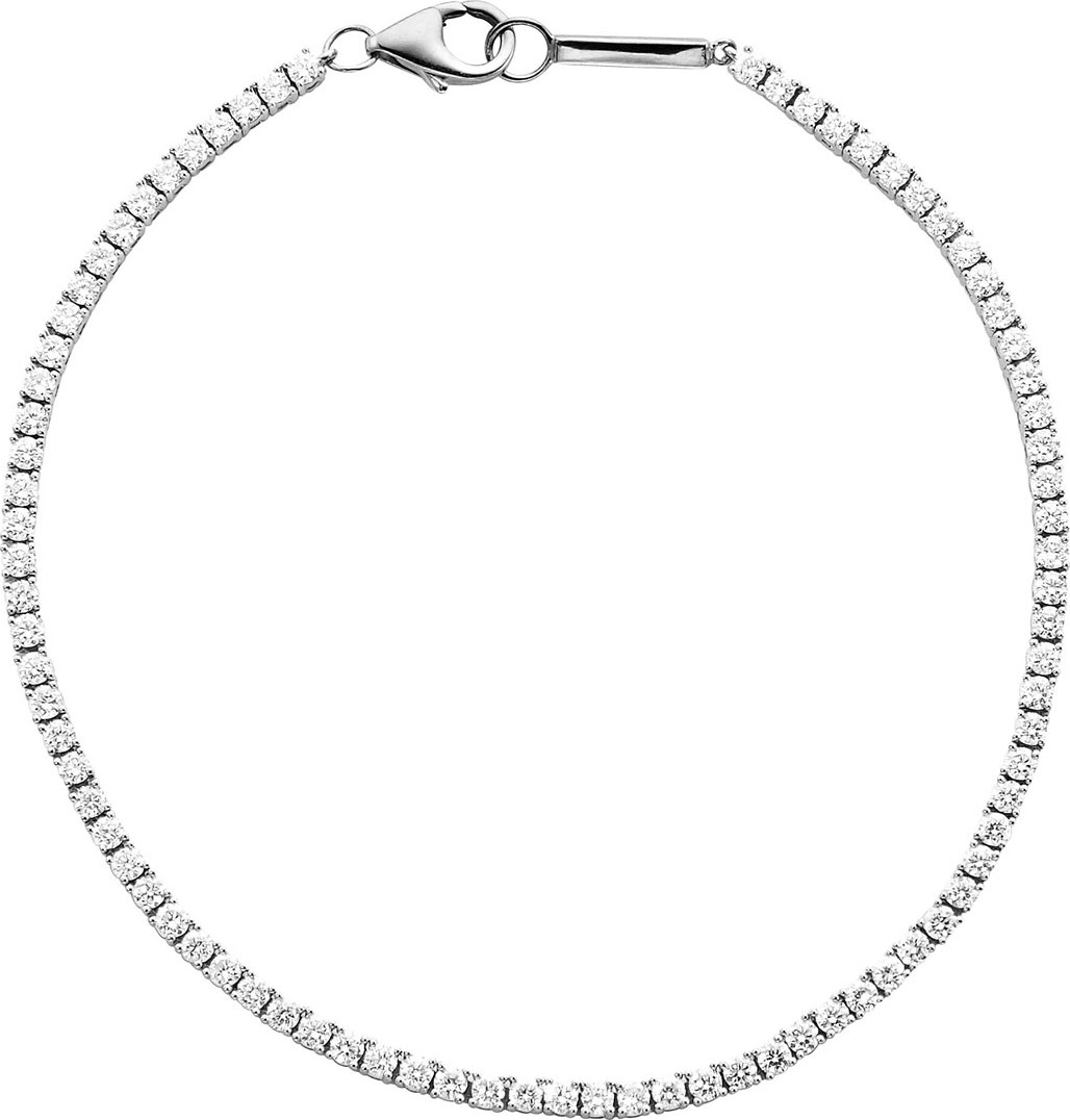 Lana 14k White Gold Diamond Tennis Bracelet