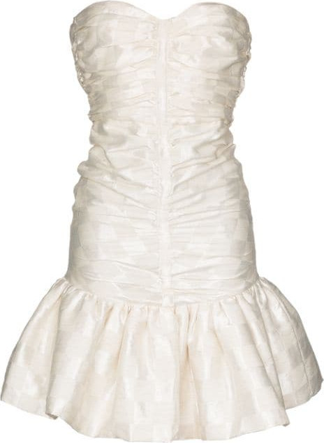 ROTATE - Laila strapless midi dress