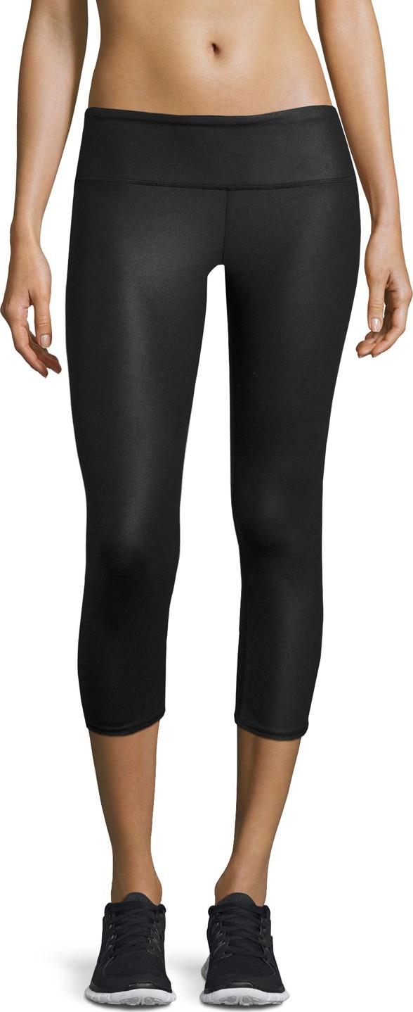 Alo Yoga Airbrush Glossy Capri Sport Leggings