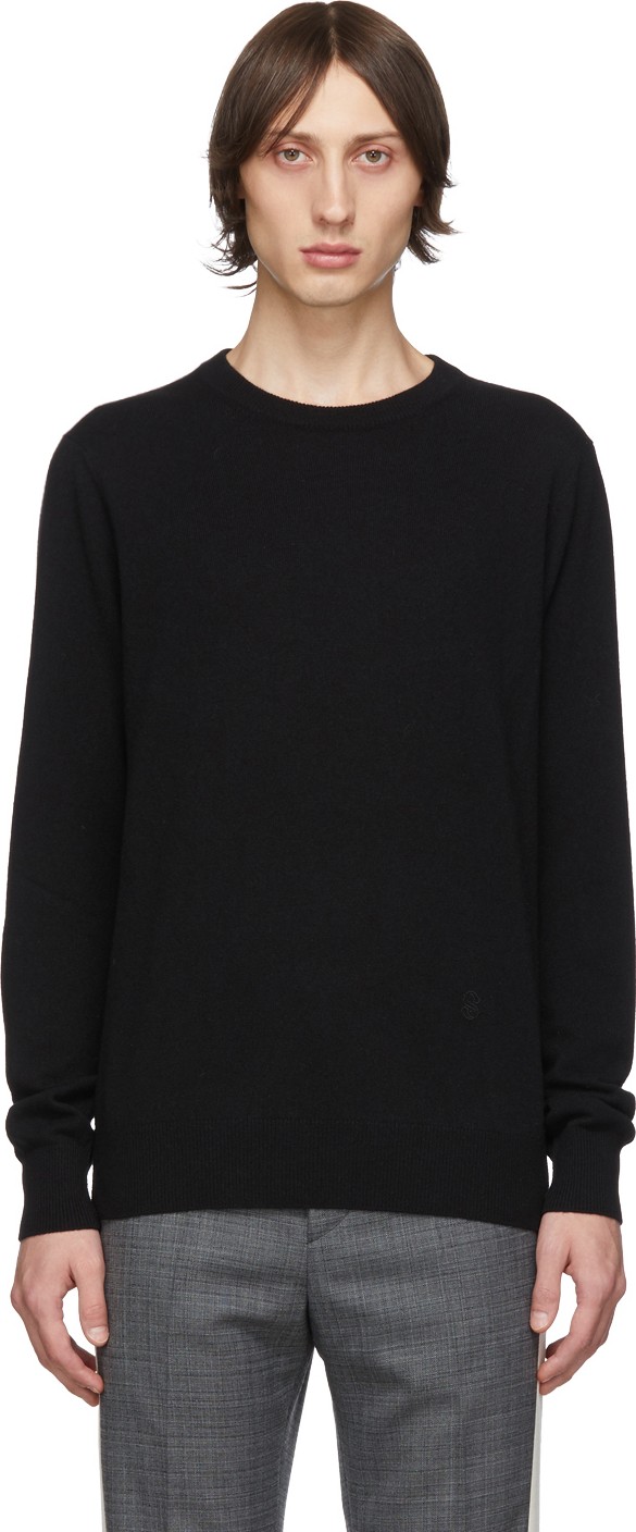 Stella McCartney Black Cashmere Talbot Sweater