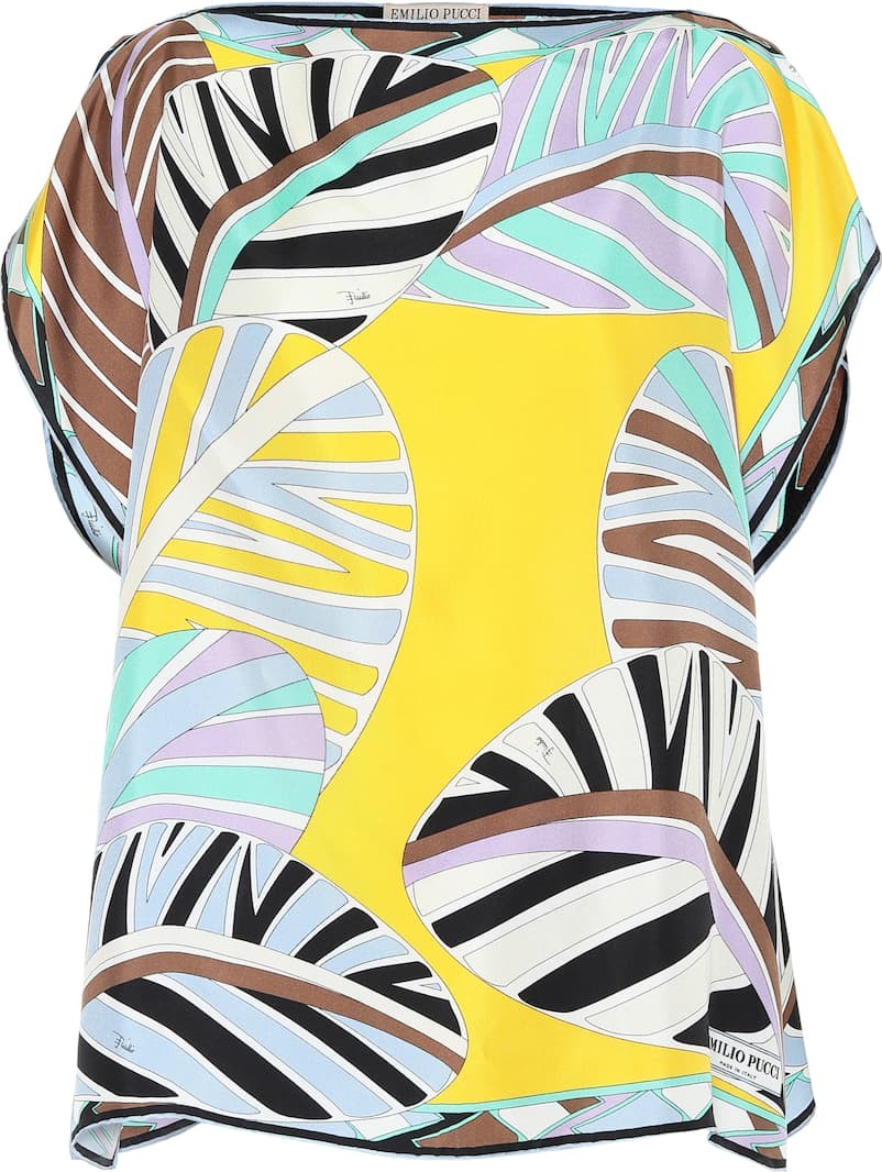 Emilio Pucci Printed silk top