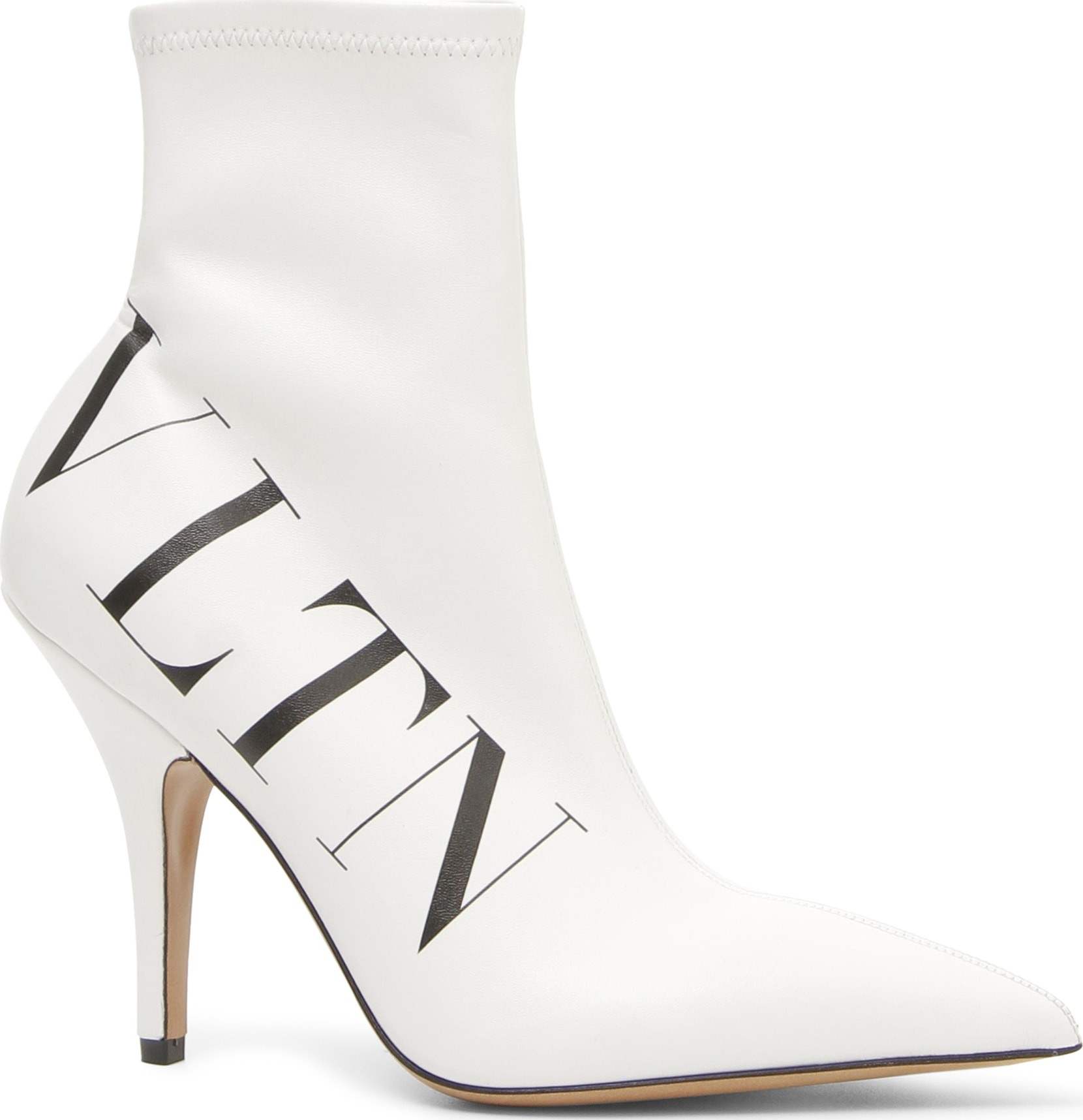 Valentino VLTN Logo Sock Bootie