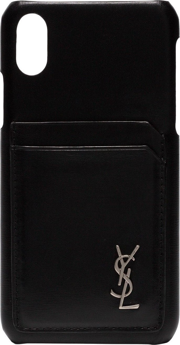 Saint Laurent iPhone 10 Leather Cover